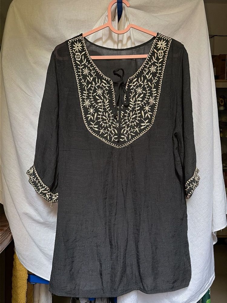 Linen short kurti/top