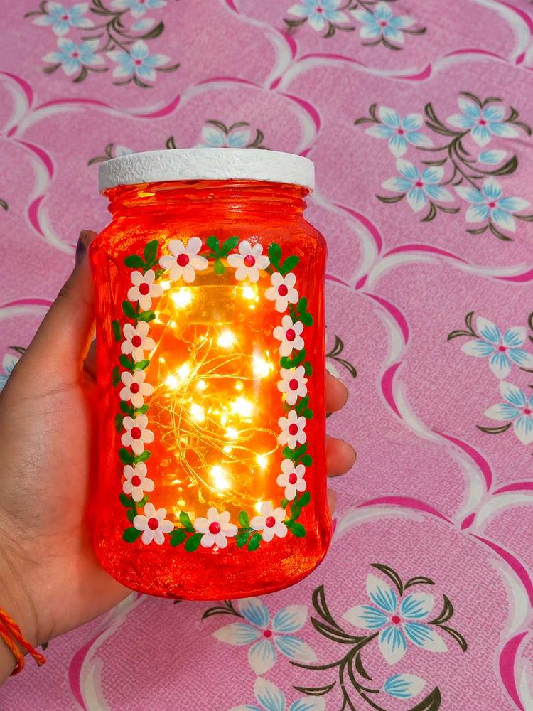 Handmade Fairy Light Jar