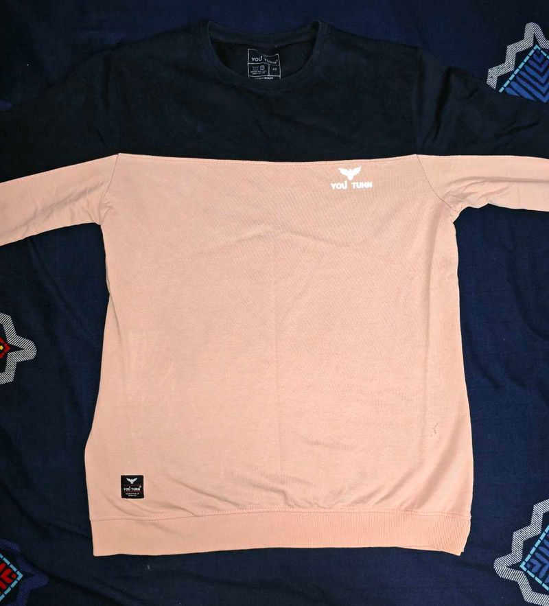 Colorblock Long Sleeve Sweatshirt