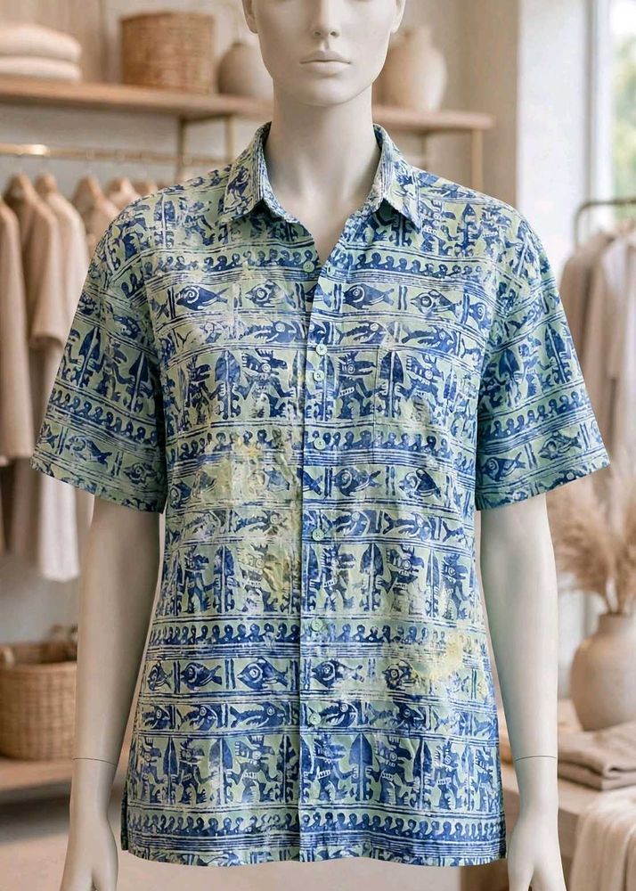 Unique Pattern Short Sleeve Shirt