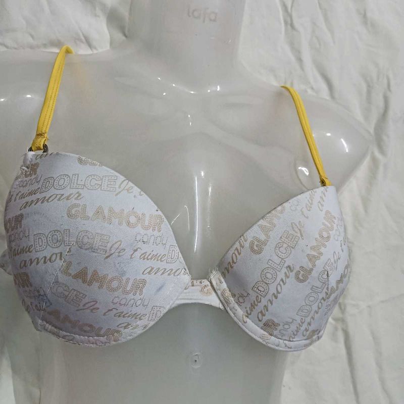 Stylish Bra🤎🤎 with Glamour Print