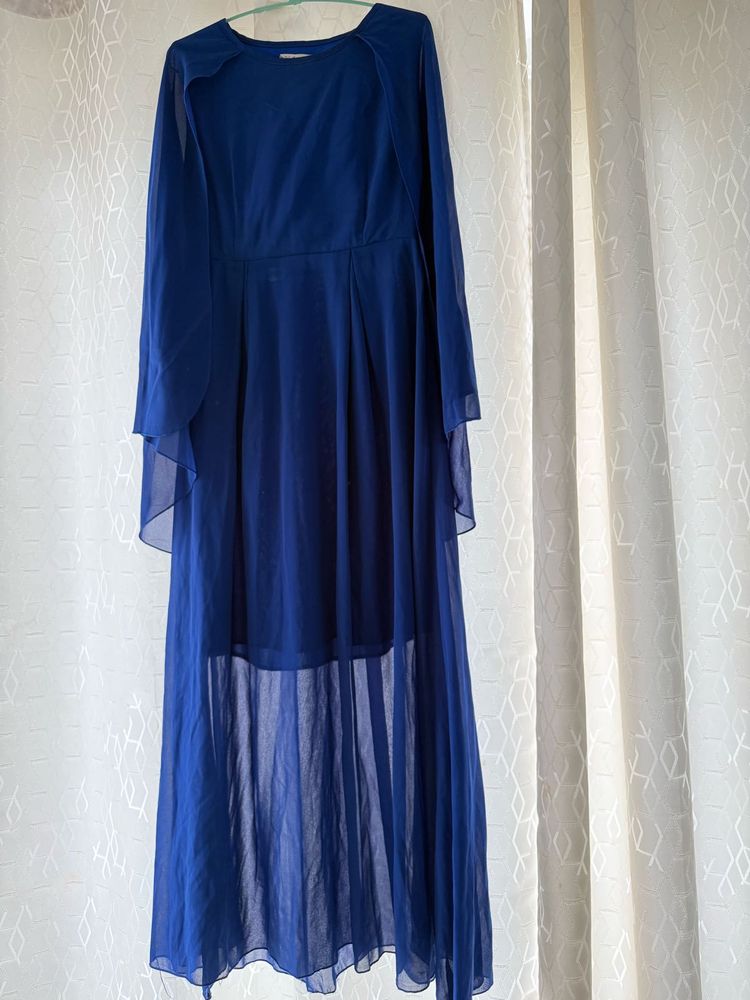 Elegant Royal Blue Maxi Dress