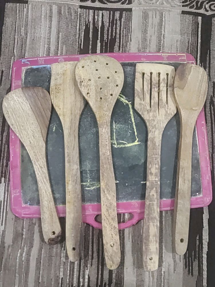 Wooden Kitchen Utensil Set