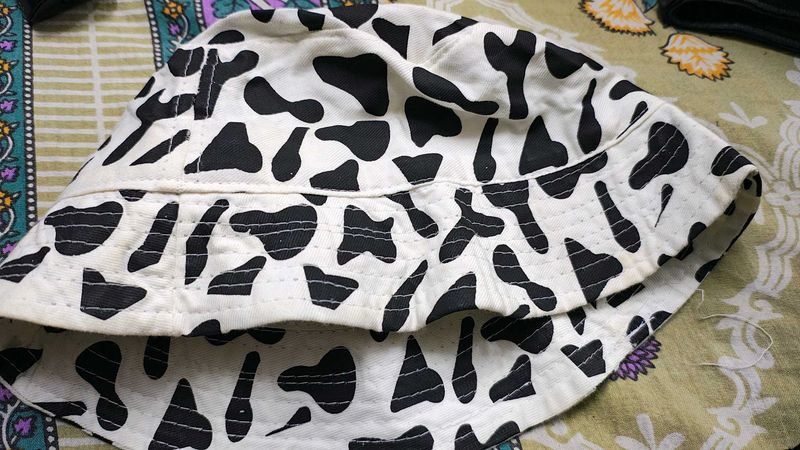 Cow Print Bucket Hat