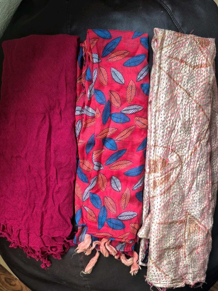 Lot of 3 Scarves/Dupattas