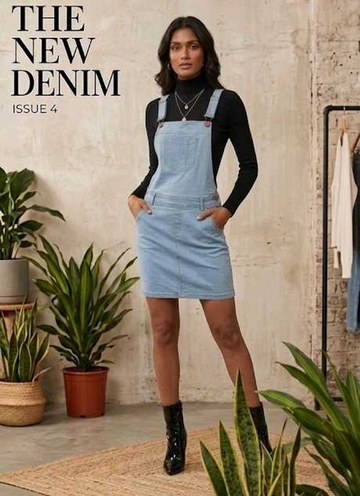 SALE - Allen Solly Denim Pinafore