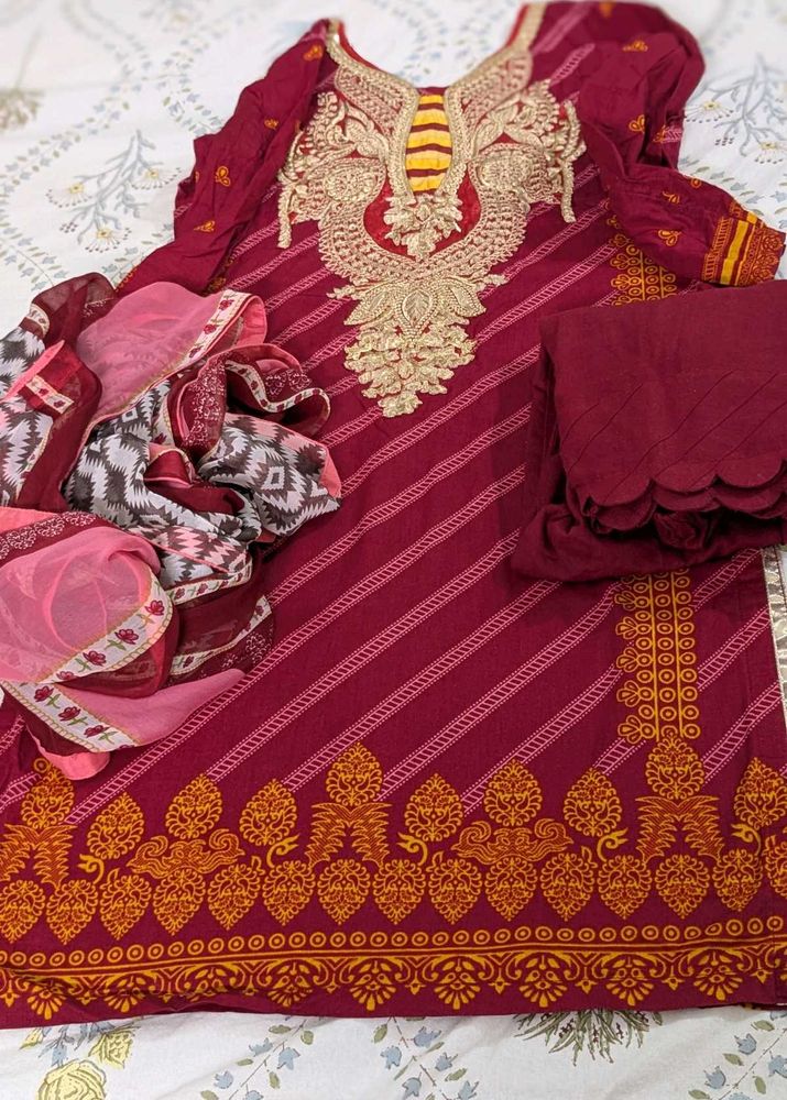 Elegant Embroidered Kurta Set