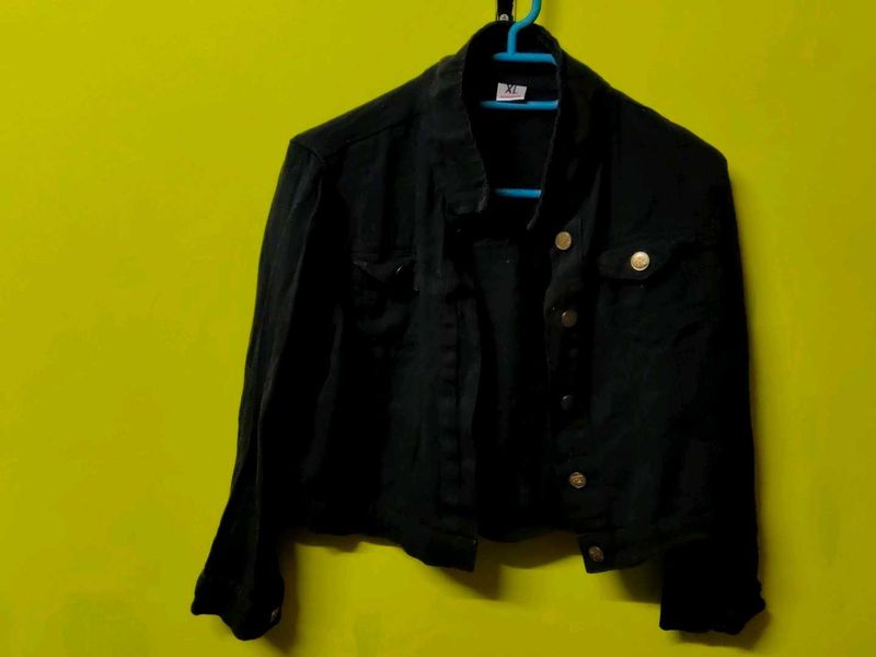 Black Denim Jacket set of 2