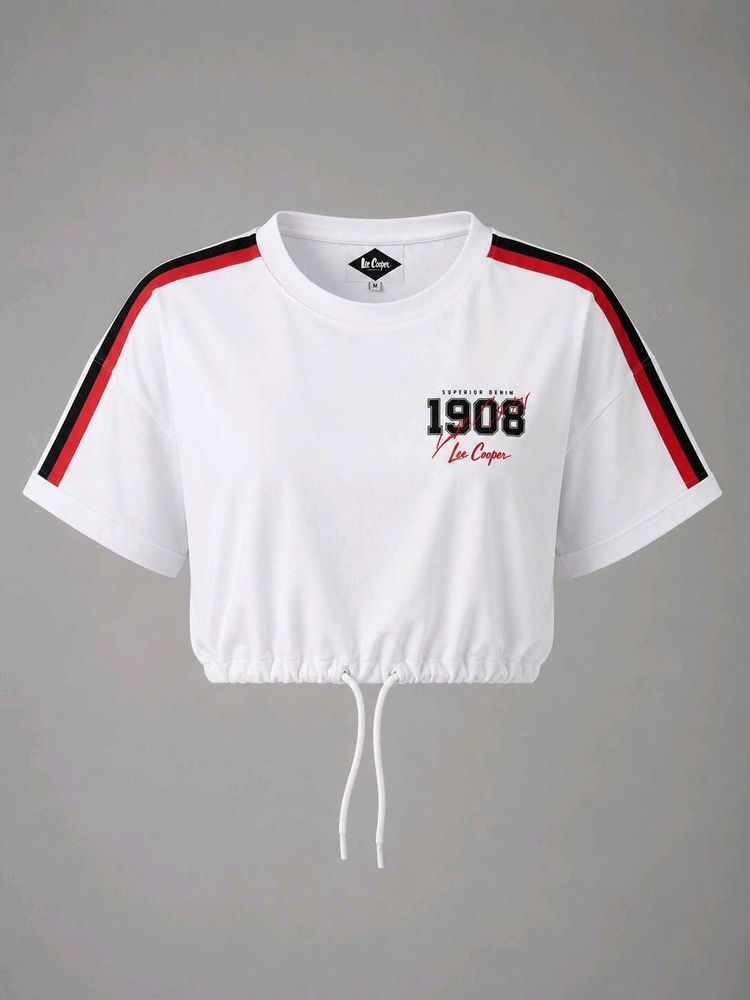 Lee Cooper White Women Crop Top❤️