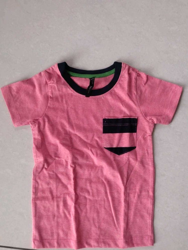 Stylish Pink T-Shirt for Boys