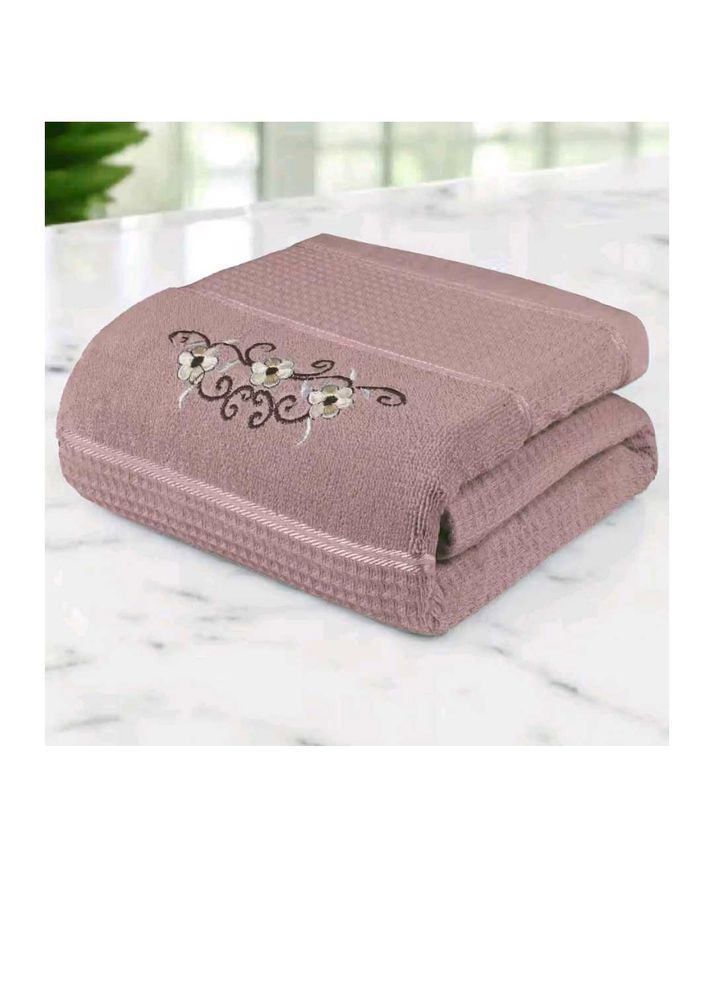 Embroidered Bath Towel