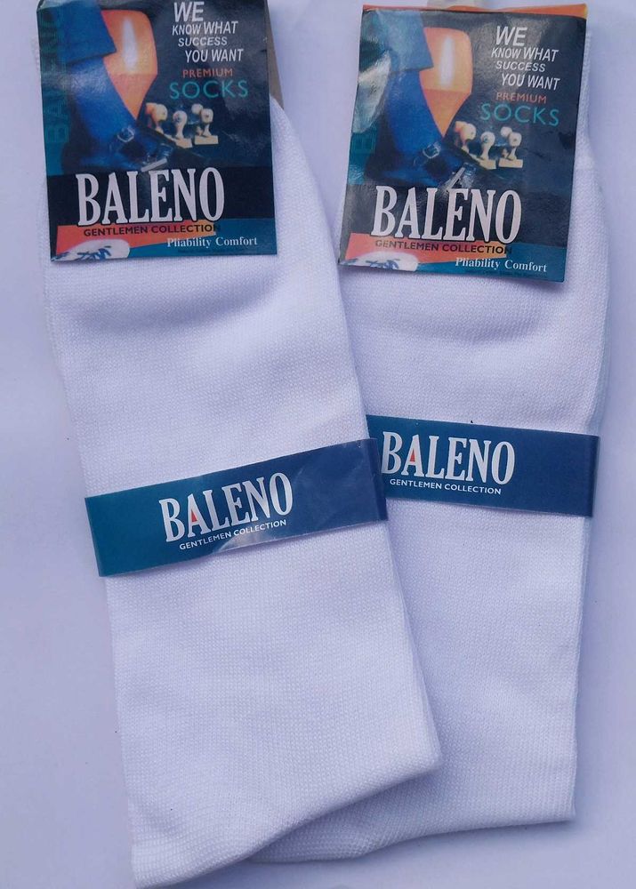 Unisex Cotton Socks | 2 Sets | White | ₹90