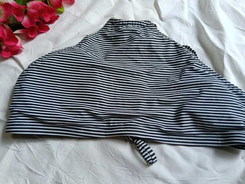 Striped Bikini Top