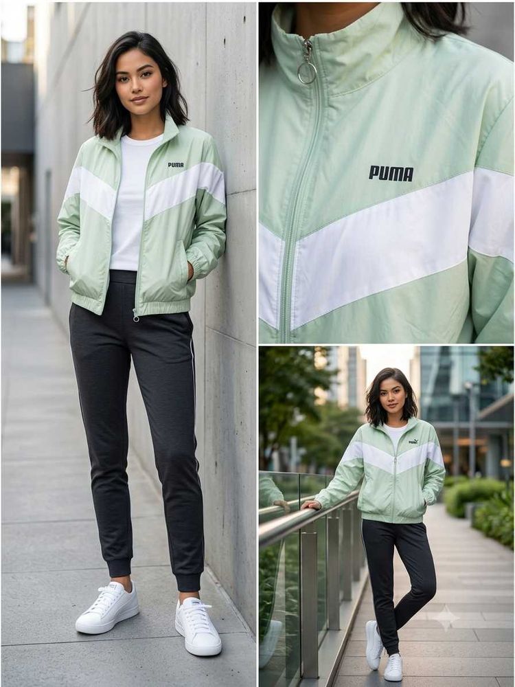 Puma Mint Green Track Jacket