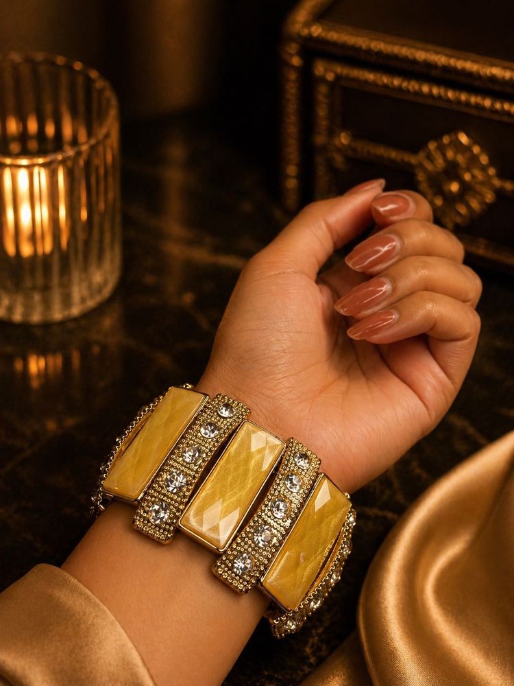 Exquisite Gemstone &amp; Crystal Bracelet ❤️