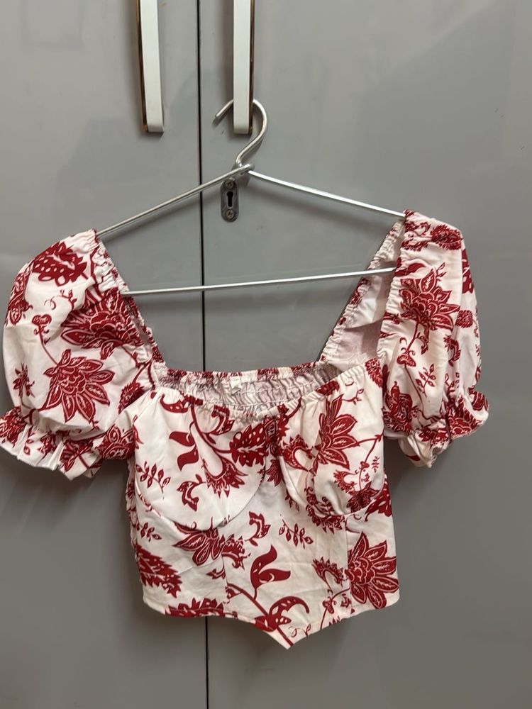 red ruffle top cute Barbie vibes
