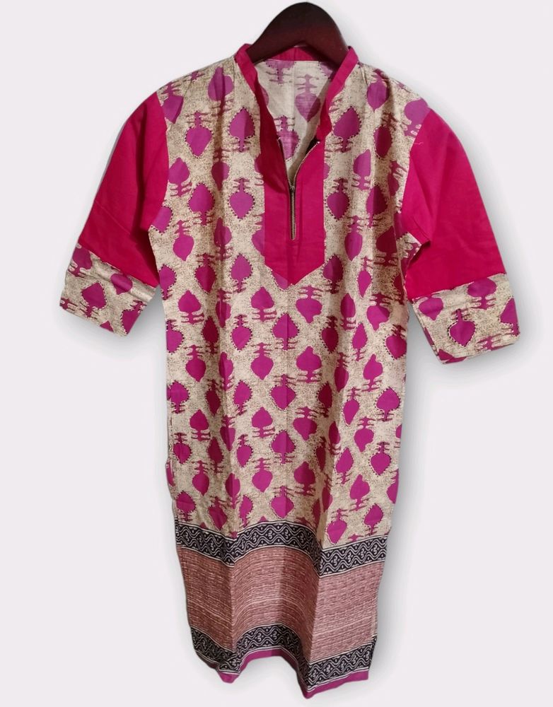 Pink Printed Tunic