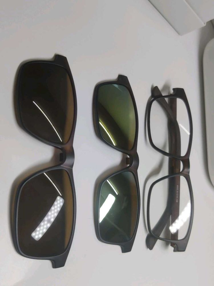 Clip-on Sunglasses with Prescription Frames