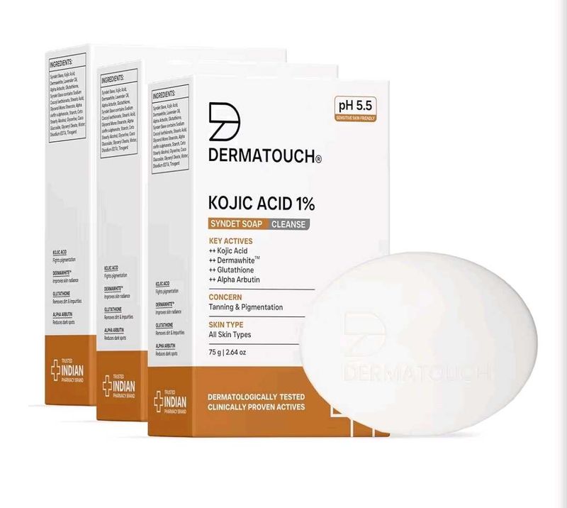 Dermatouch Kojic Acid 1% Syndet Soap