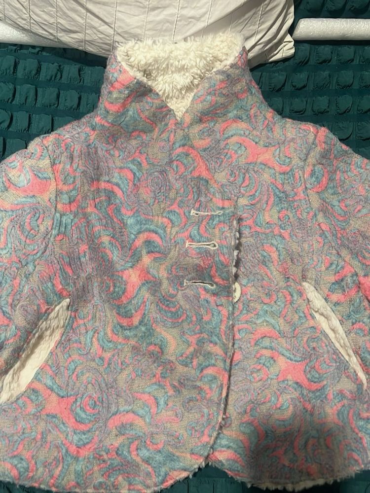 Patterned Fleece Jacket for kids