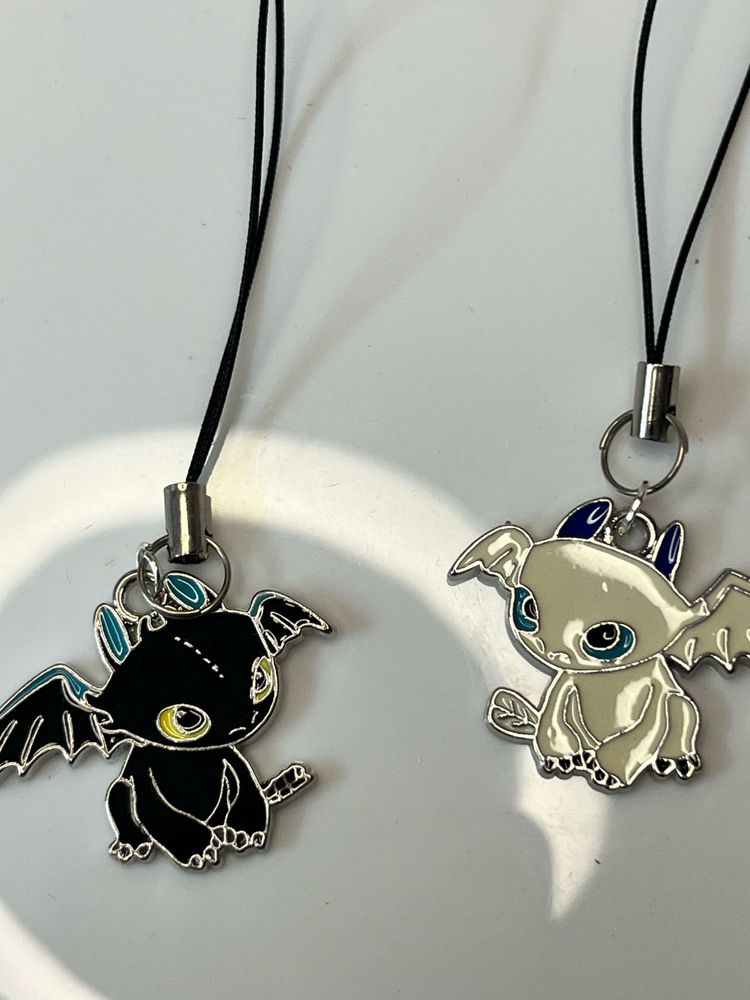 Cute Dragon Charms with Lanyard
