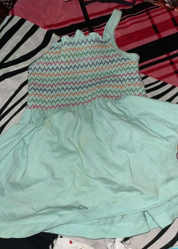 Cute Smocked Baby Dress