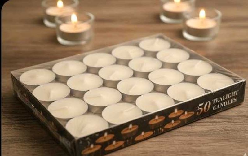 new Total 50 Tealight Candles
