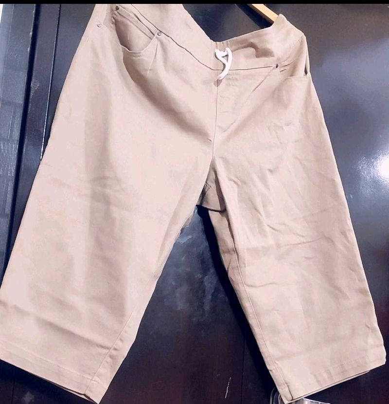 Nude Color Capri For Girl Or Woman 38 Waist