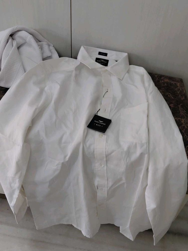 white branded shirt old but unused