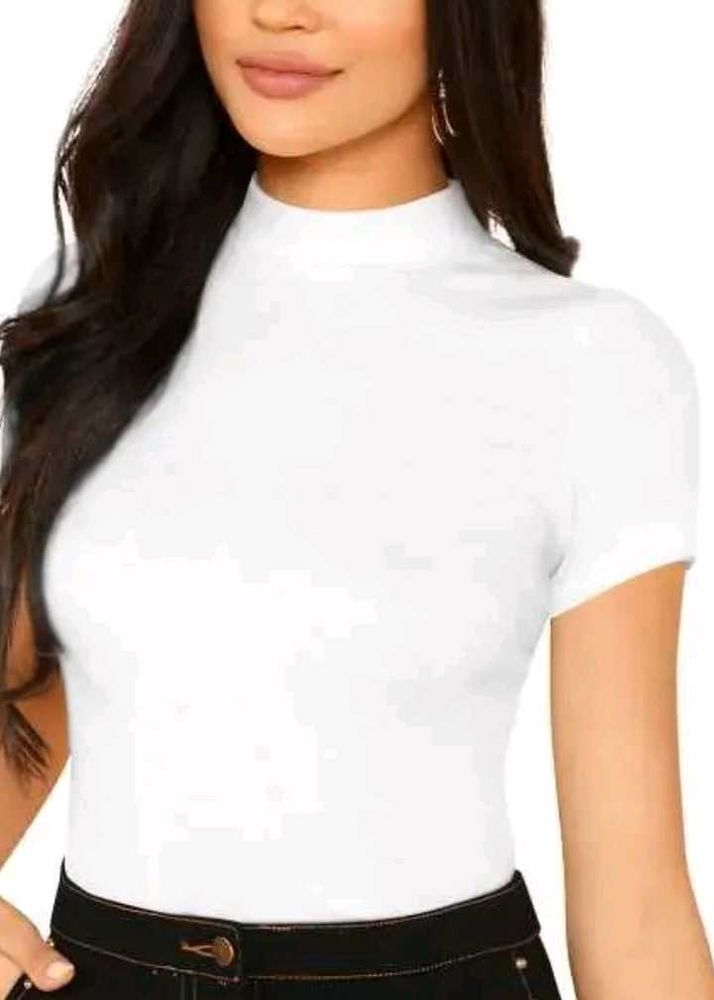 White High Neck Top For Girls ✨🤍