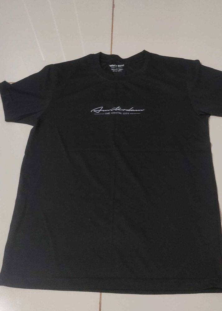 Black Amsterdam Graphic T-Shirt