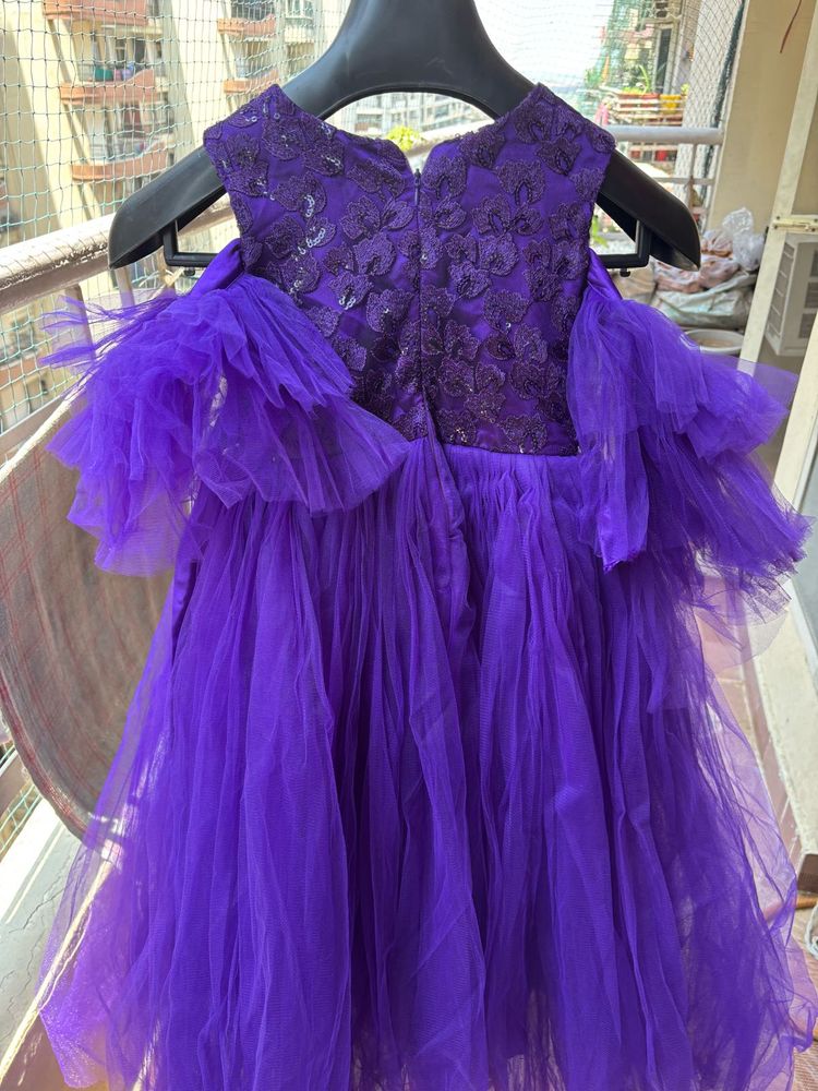 Cute Purple Party Dress