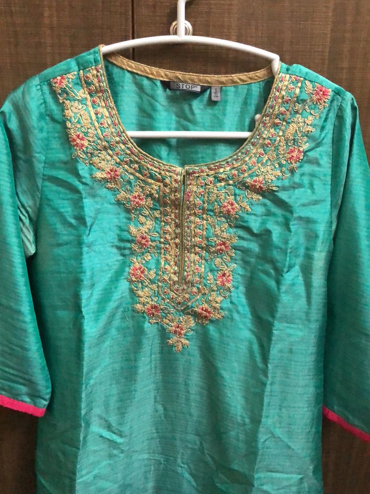Sea Green Kurta