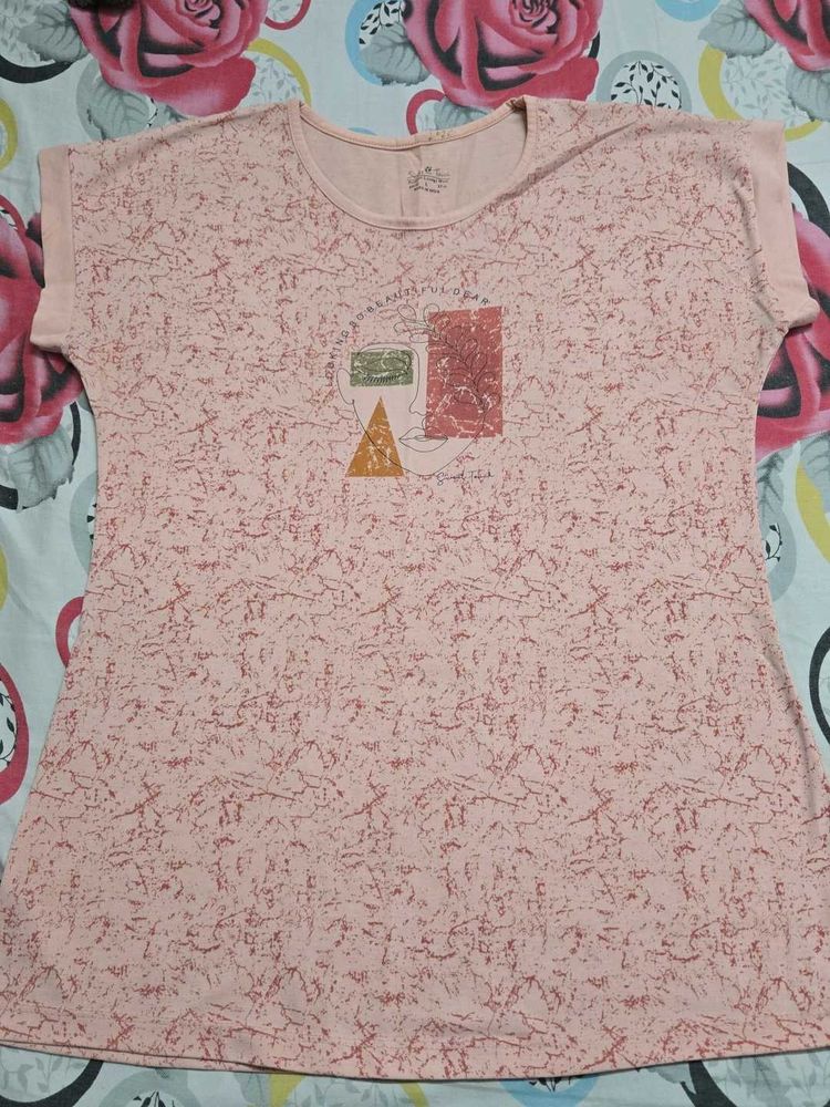 Cute Pink Graphic T-Shirt
