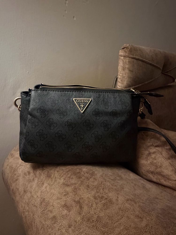 Guess Monogram Crossbody Bag