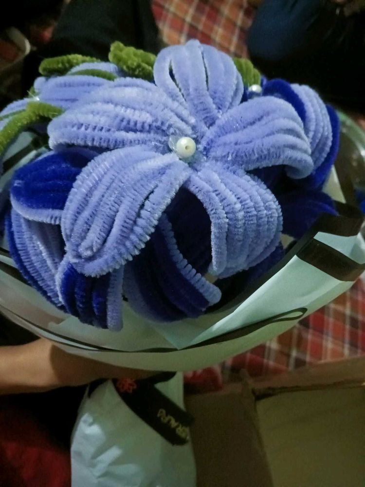 Handmade Pipe Cleaner Flower Bouquet