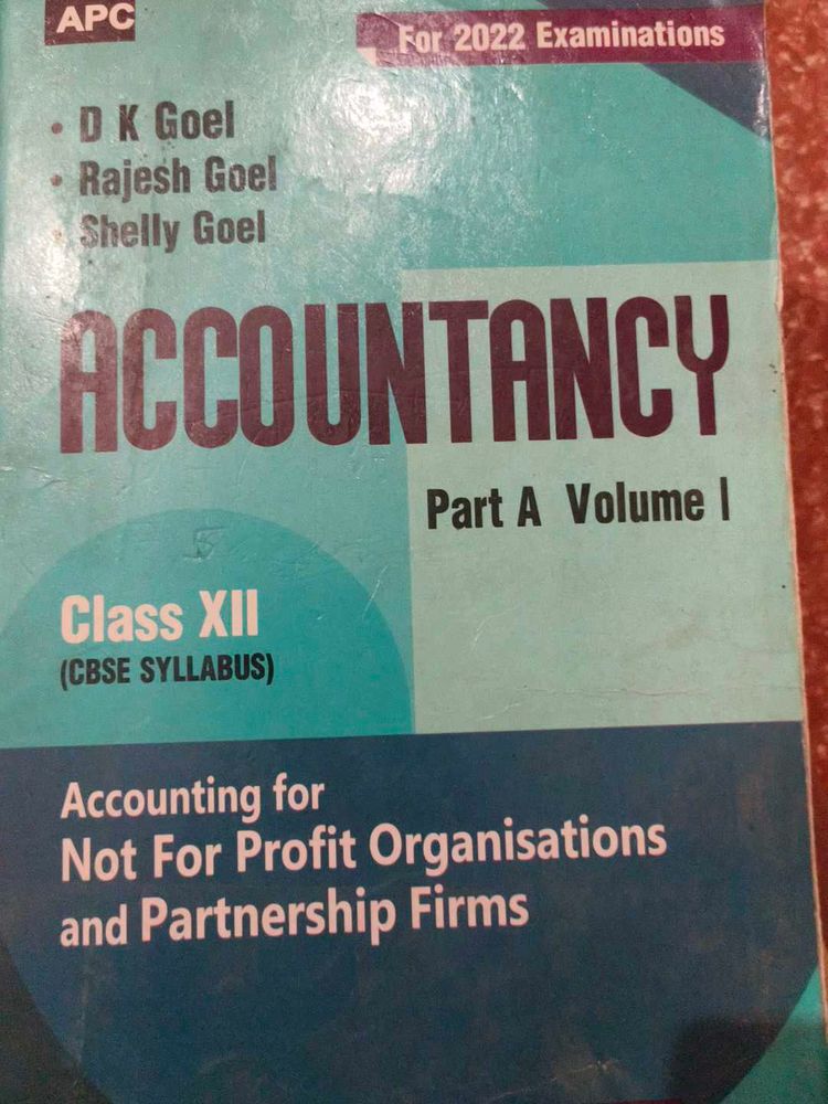Class XII Accountancy