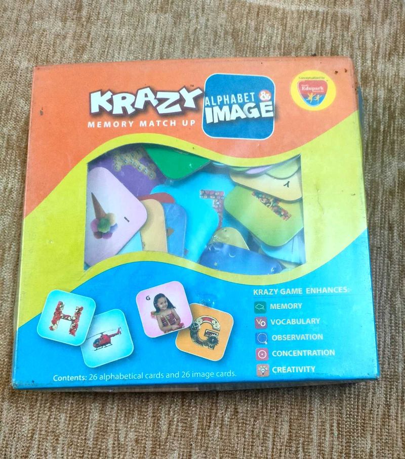 Krazy Alphabet Memory Game