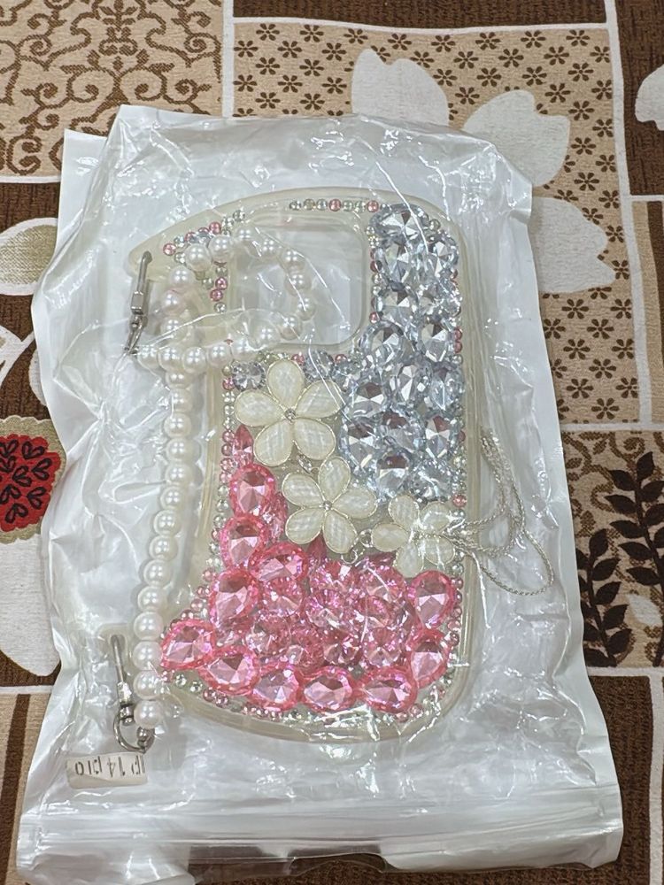 Luxury Bling Phone Case with Pearls