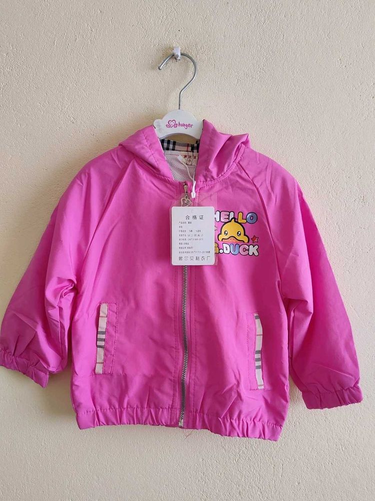 Cute Pink Duck Jacket for Kids