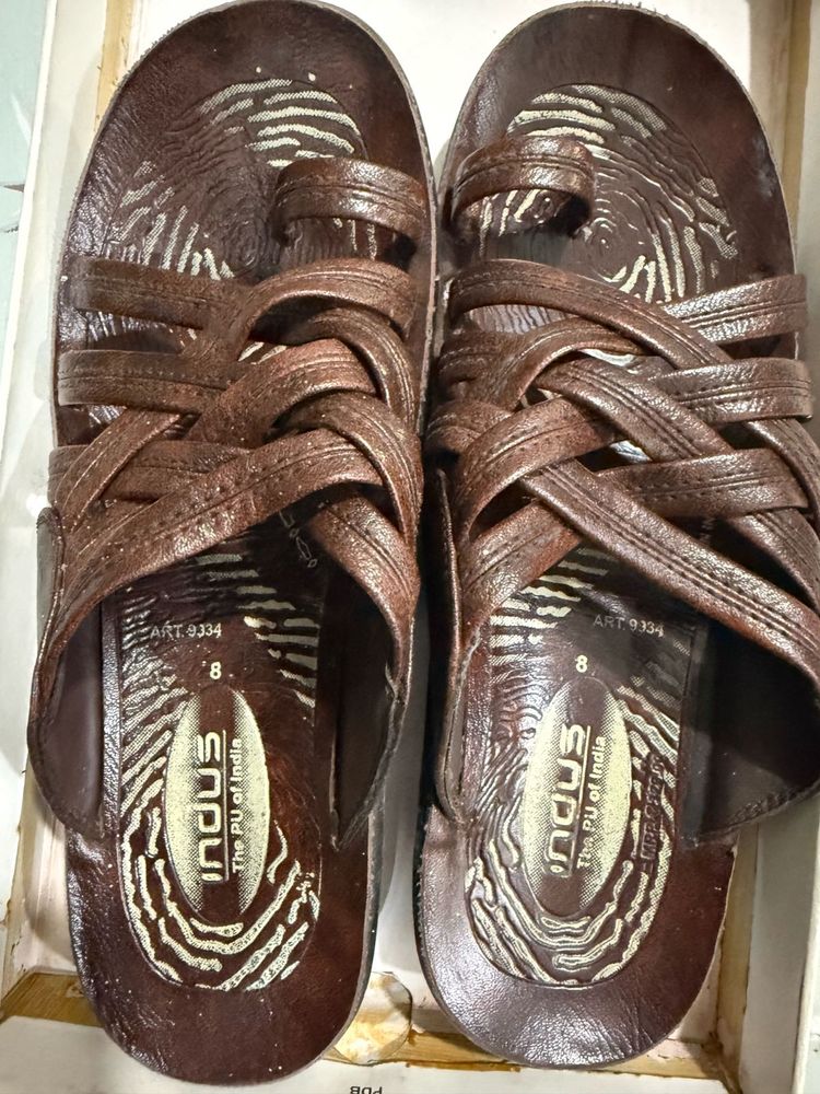 Indus Men's Brown Sandals
