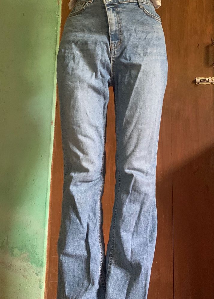 Light Wash Flare Jeans