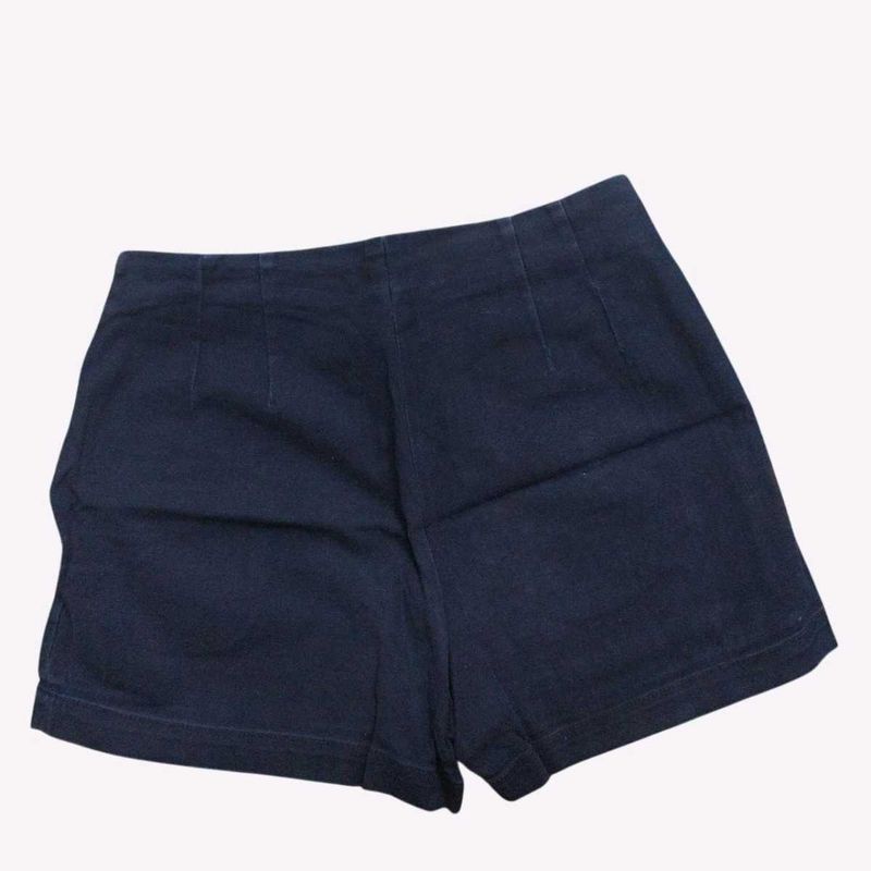 Navy Blue High-Waisted Shorts M