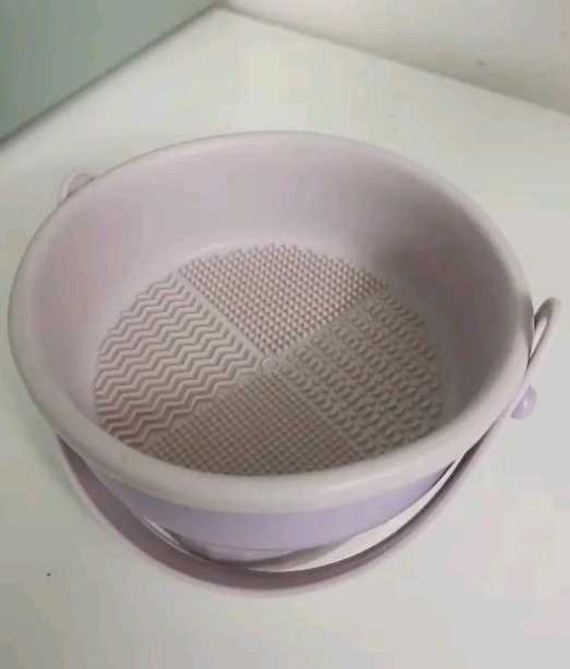 Makeup Brush Cleaning Silicon Bowl