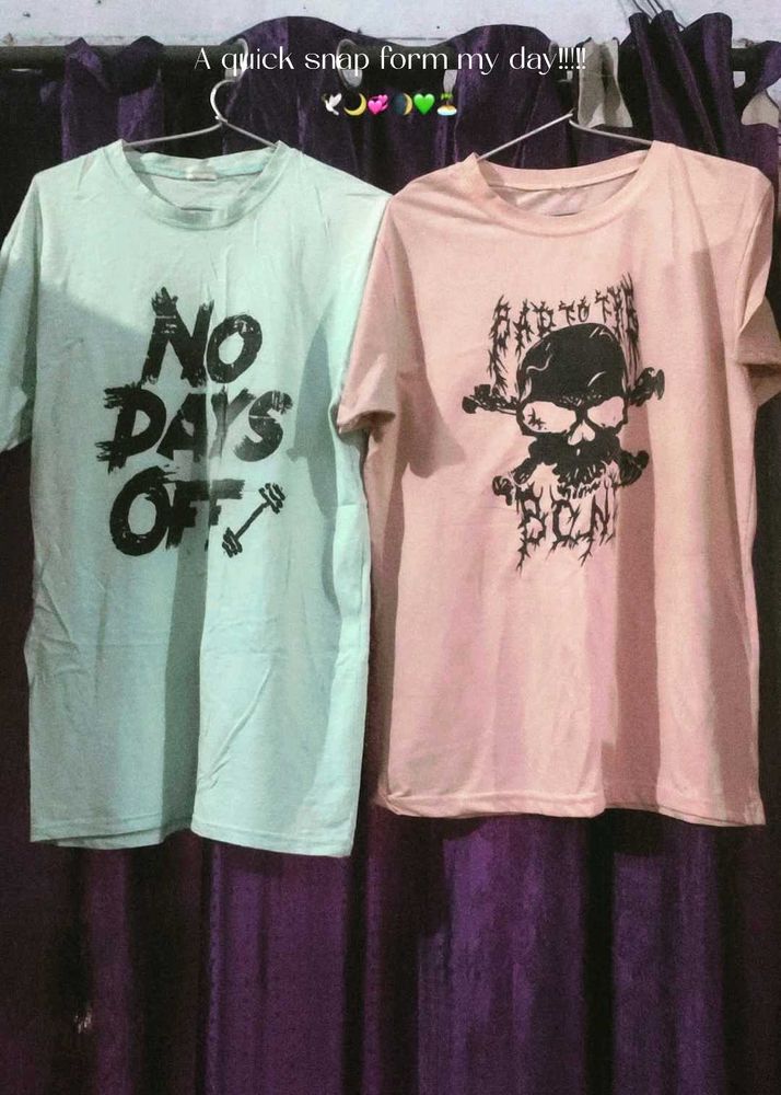 Graphic T-Shirt Bundle - "No Days Off" &amp; Skull Pri