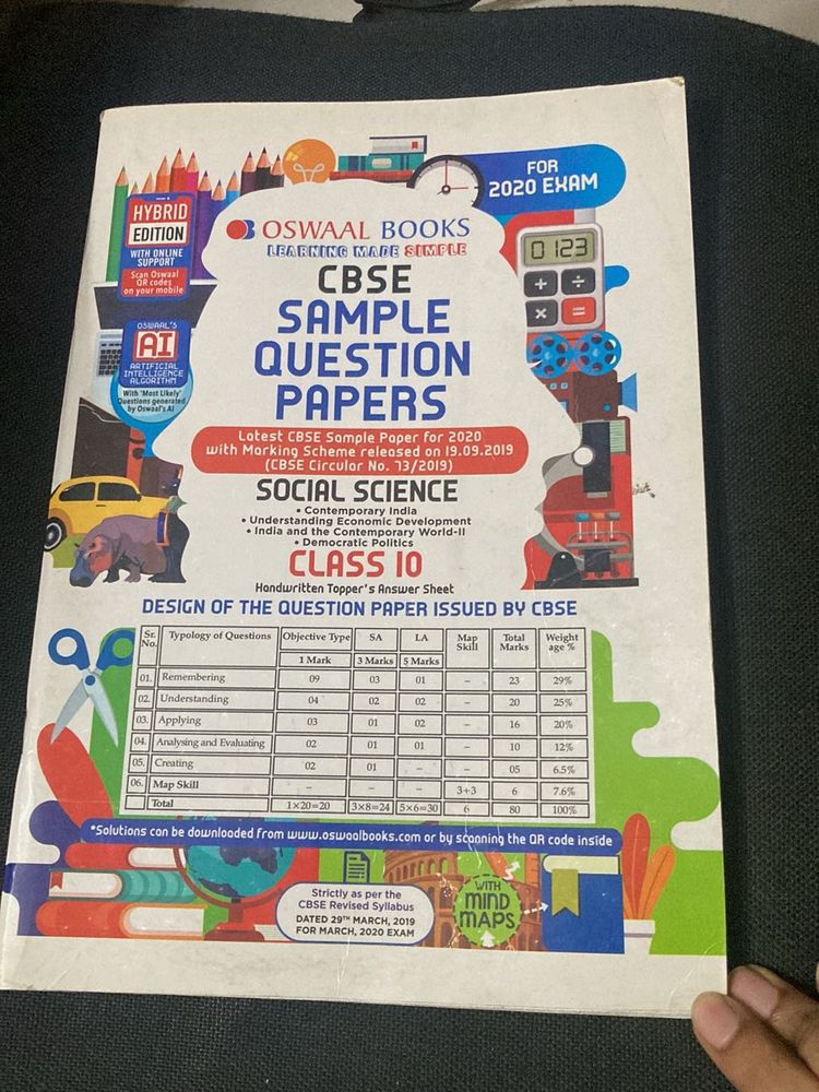 Oswaal CBSE Sample Question Papers - Social Scienc