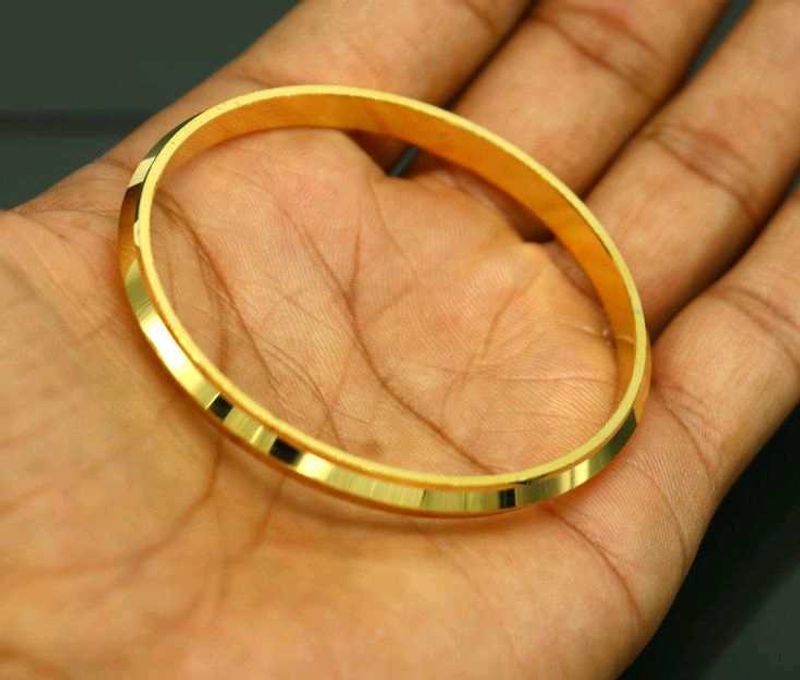 Gold Bangle Bracelet / kada / man-women