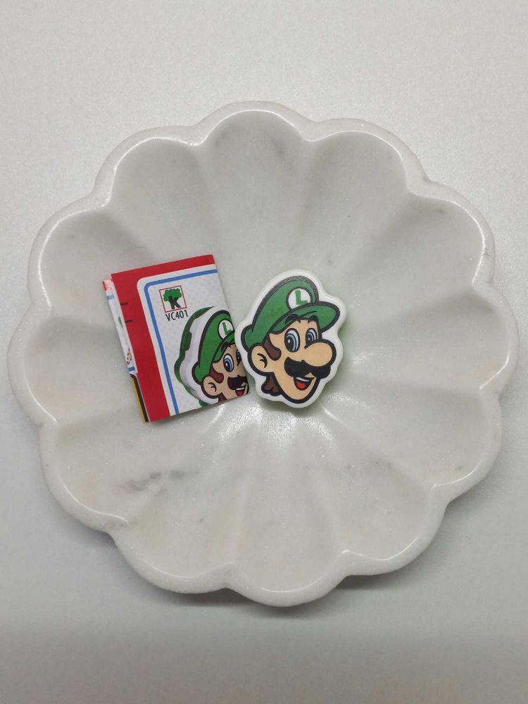 Super Mario Luigi Charm Kinder Joy Toy