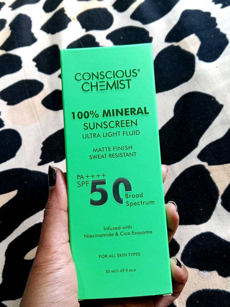Conscious Chemist Mineral Sunscreen SPF 50
