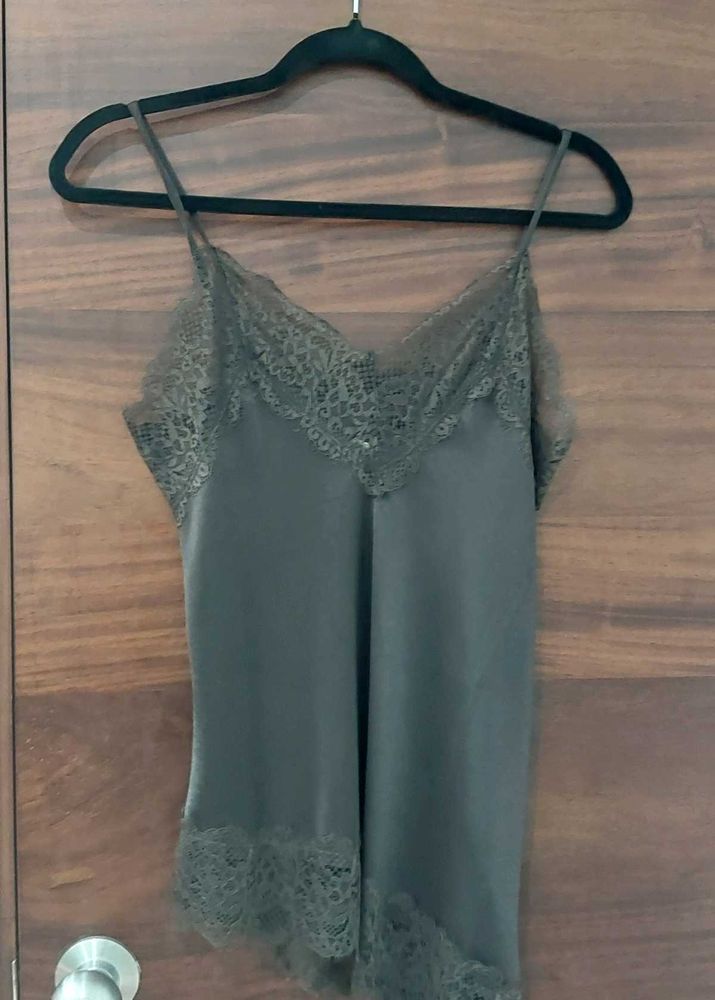 H&amp;M Viral Lace Trim Cami Top